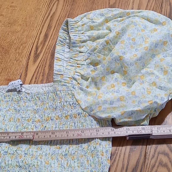 ENGLISH FACTORY ANTHROPOLOGIE Womens Dress Used Preowned SMALL PUFF SLEEVE yy - Picture 9 of 12